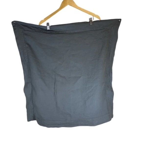 The Threadery Pure Belgian Linen Standard King Pillowcase Set of 2, Quiet Shade - Picture 1 of 8